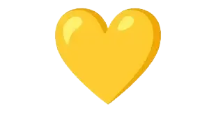 Yellow Heart Image