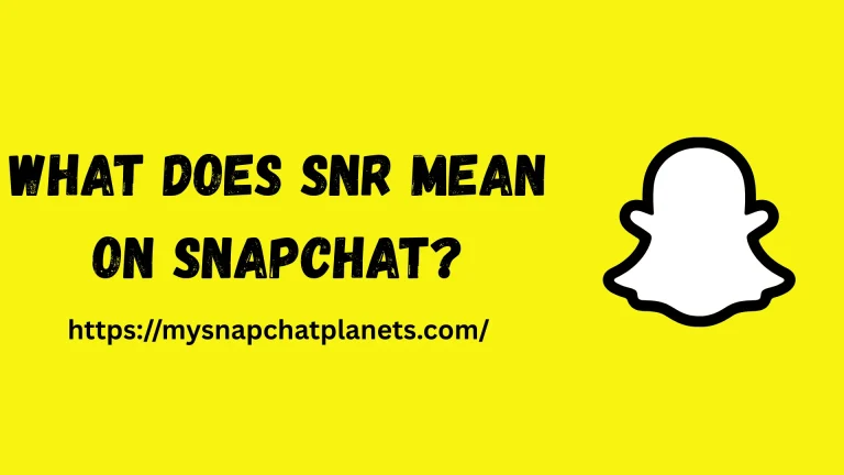 SNR Mean on Snapchat feature image